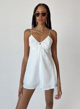Emily Romper White