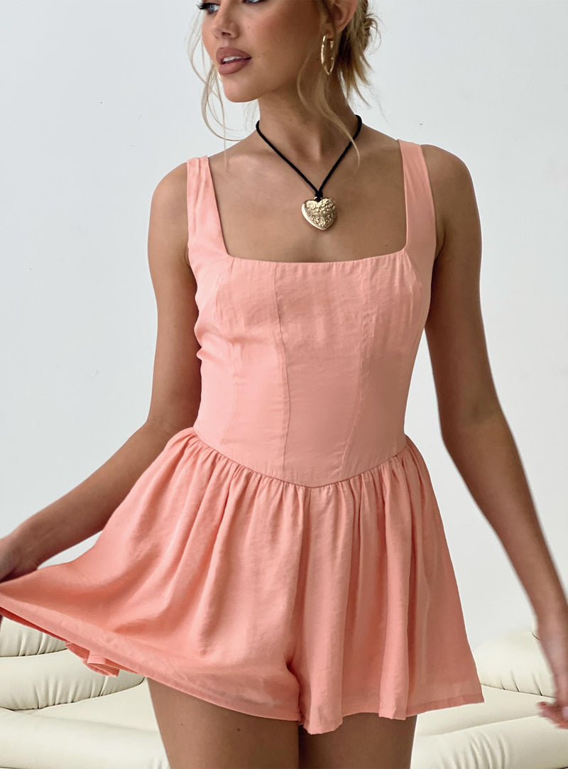 Judson Romper Pink