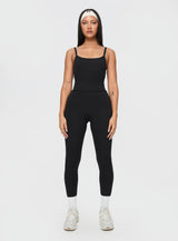 Go Getter Activewear Jumpsuit Black