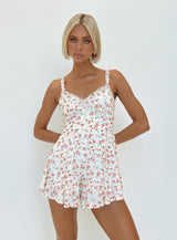 Thunderclouds Romper Pink Floral