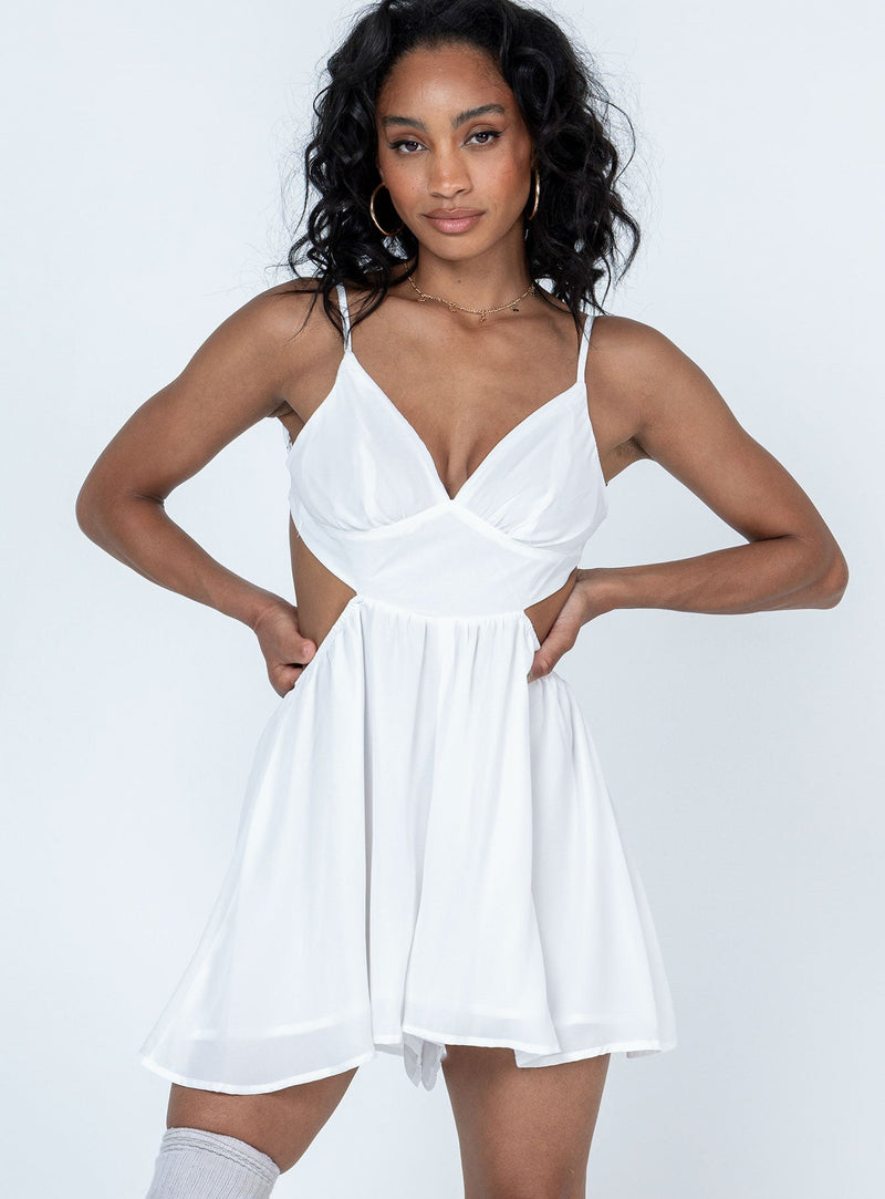 Avari Romper White