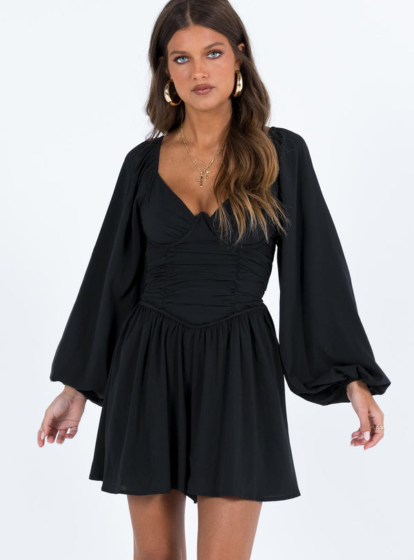 Kamea Romper Black