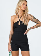 Leia Romper Black