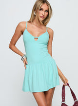 Win Me Over Playsuit Blue