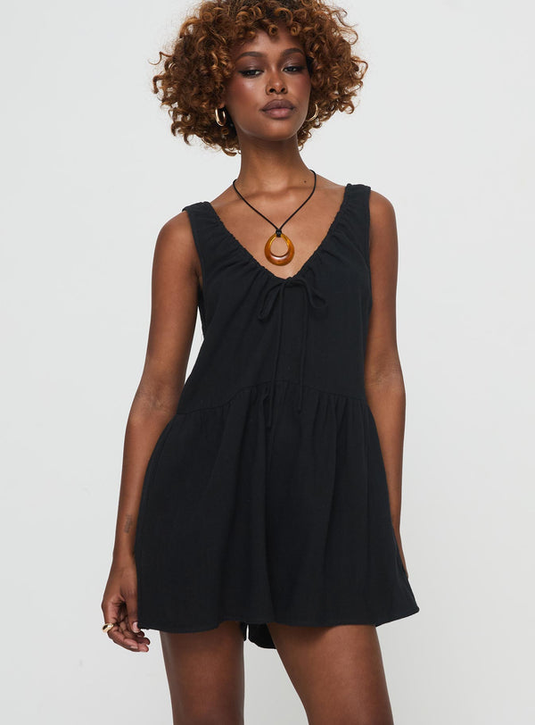 Mackellar Romper Black