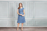 Audrey Rosette Lace Short Dress
