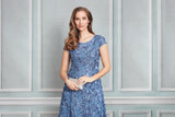 Audrey Rosette Lace Short Dress