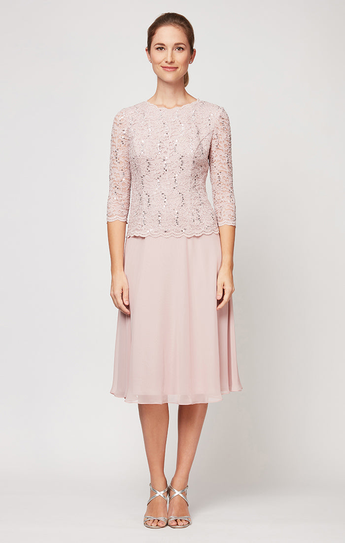Bella Sequin Lace Dress