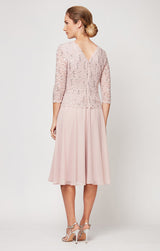 Petite Bella Sequin Lace Dress
