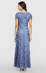 Evelyn Rosette Lace Long Gown