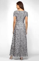 Evelyn Rosette Lace Long Gown