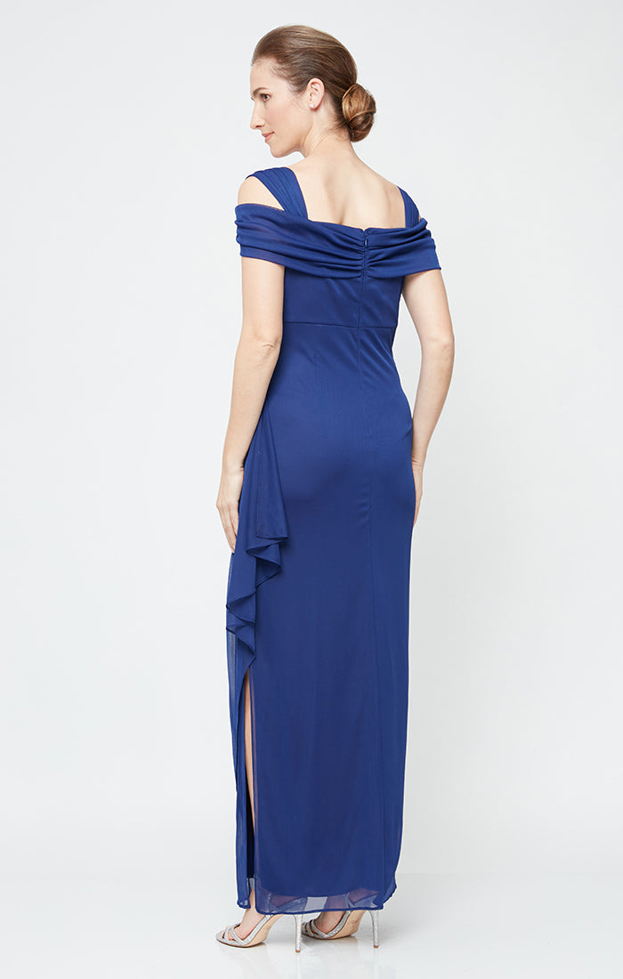 Petite Camille Cowl Neck Gown