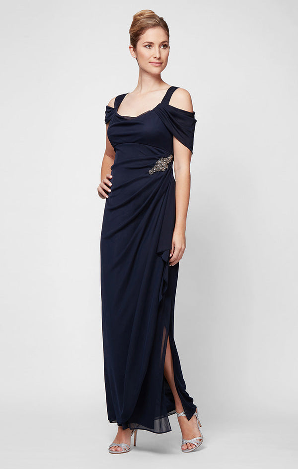 Camille Cowl Neck Gown