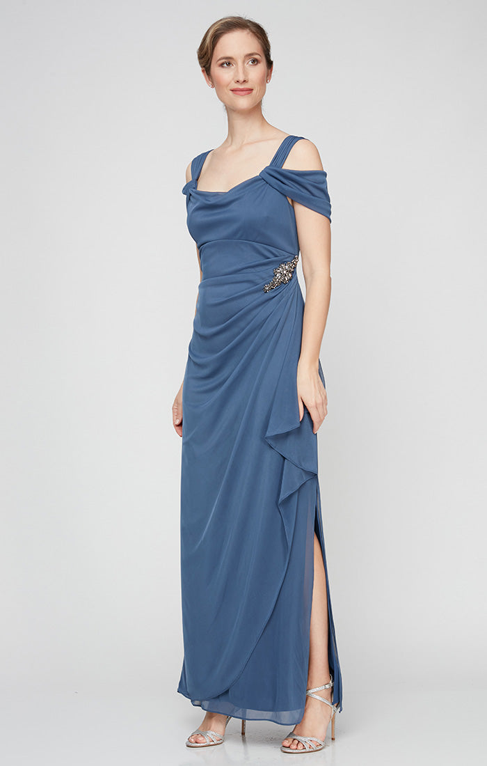 Camille Cowl Neck Gown