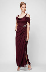 Camille Cowl Neck Gown