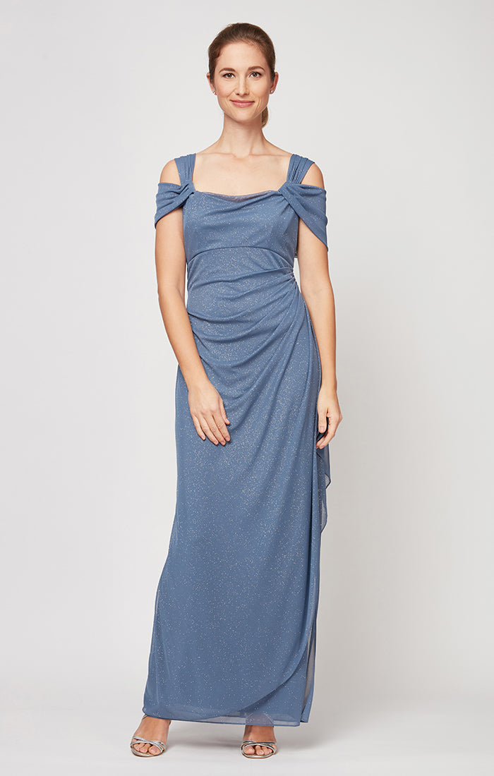 Hannah Glitter Mesh Gown