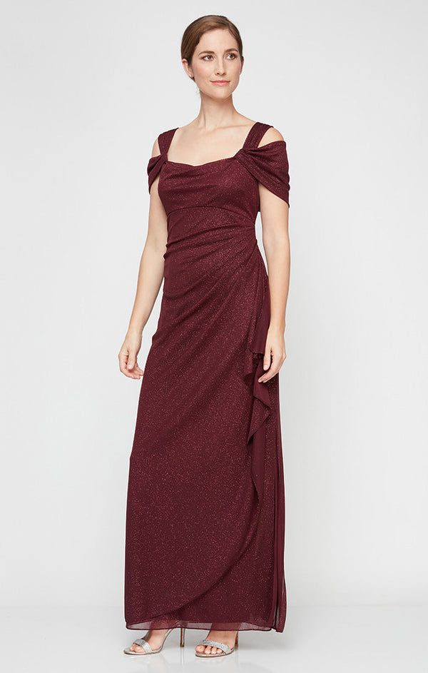 Hannah Glitter Mesh Gown