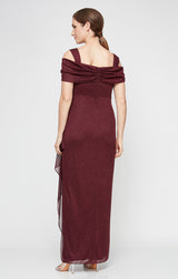 Hannah Glitter Mesh Gown