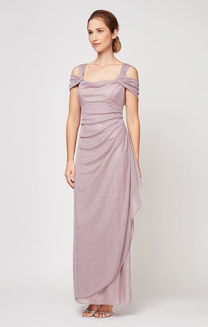 Hannah Glitter Mesh Gown