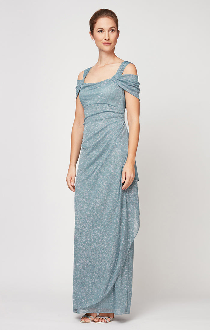 Hannah Glitter Mesh Gown