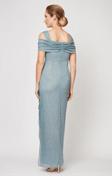 Hannah Glitter Mesh Gown