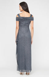 Hannah Glitter Mesh Gown