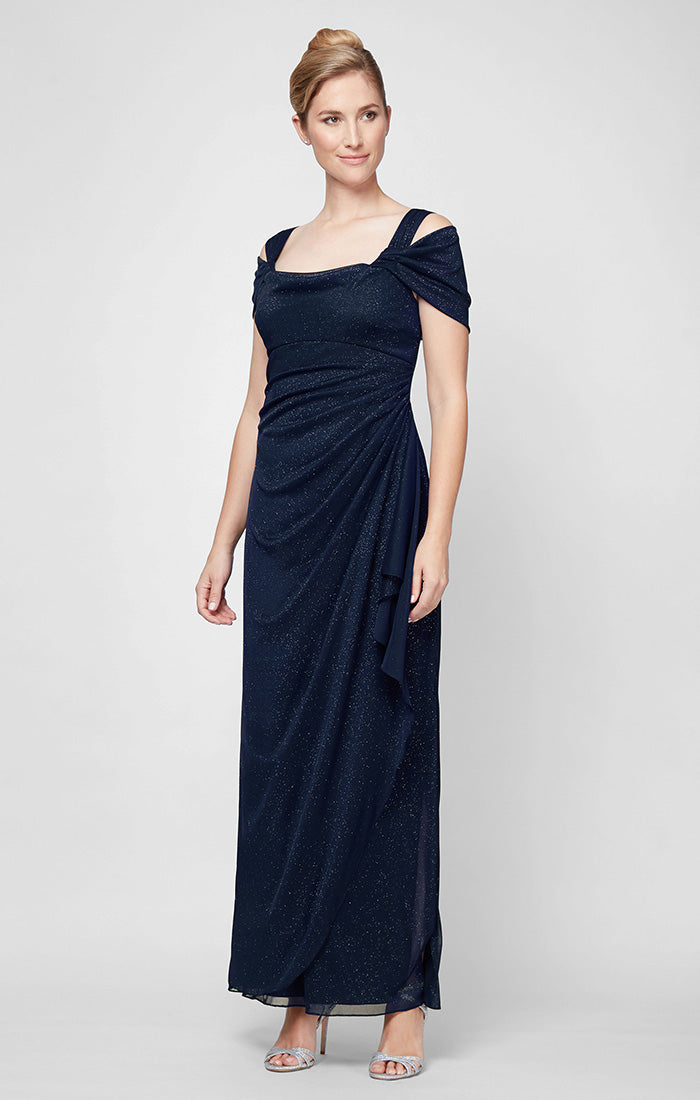 Hannah Glitter Mesh Gown