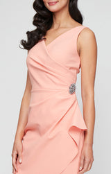 Regular- Danielle Beaded Contour Dress