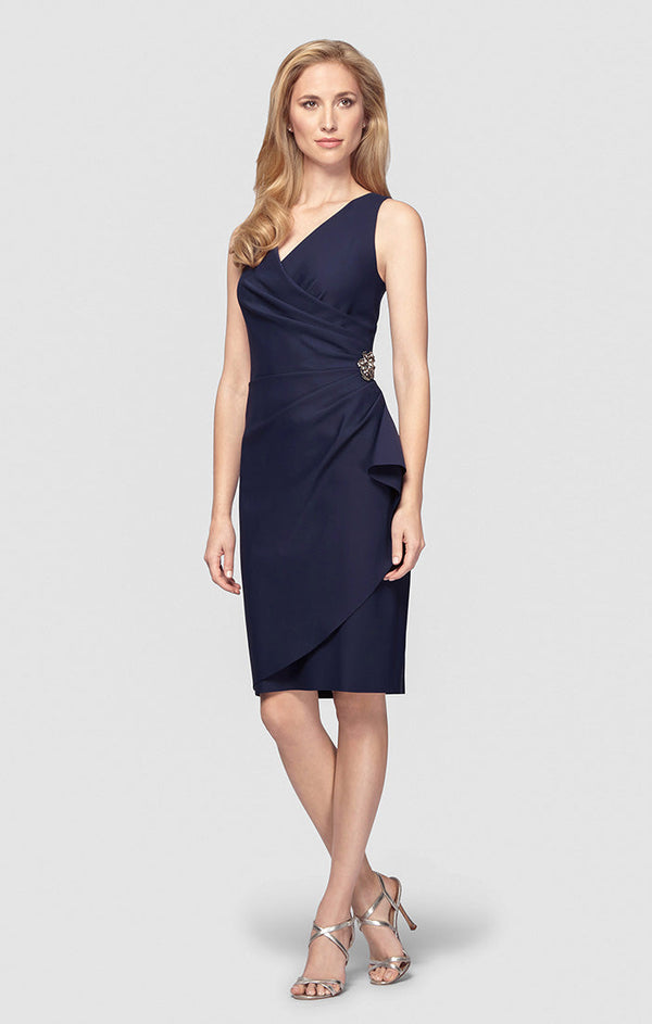 Petite Danielle Beaded Contour Dress