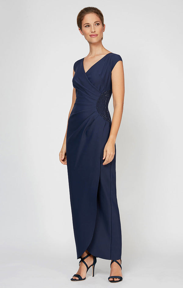 Elizabeth Cap Sleeve Contour Gown