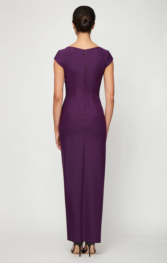 Elizabeth Cap Sleeve Contour Gown