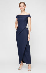 Dana Off-the-Shoulder Contour Dress