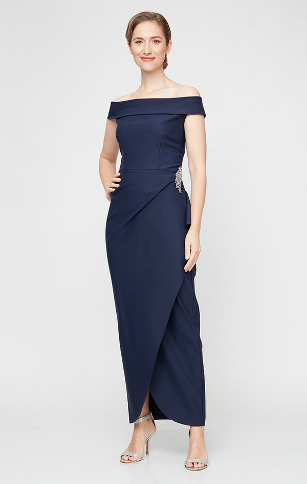 Dana Off-the-Shoulder Contour Dress