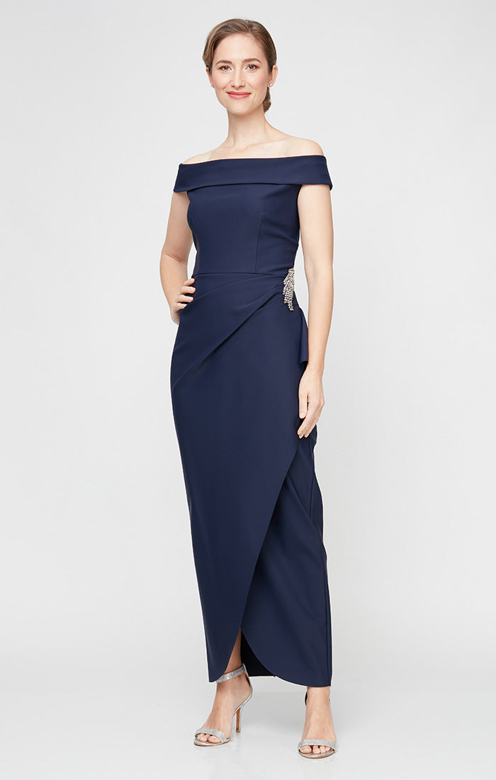 Dana Off-the-Shoulder Contour Dress