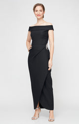 Dana Off-the-Shoulder Contour Dress