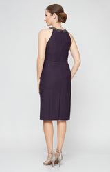 Arabella Sheath Halter Contour Dress