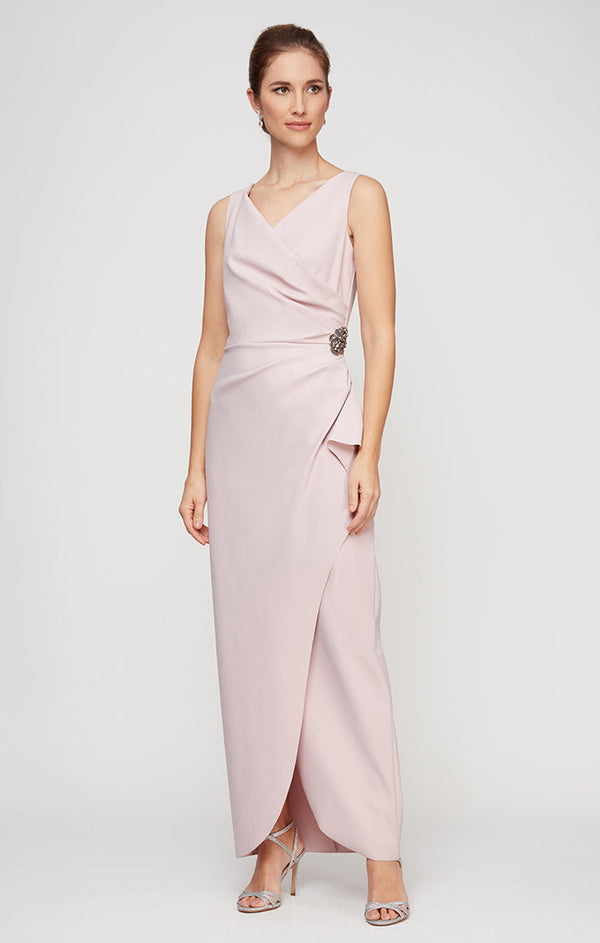 Petite Ava Sleeveless Contour Gown