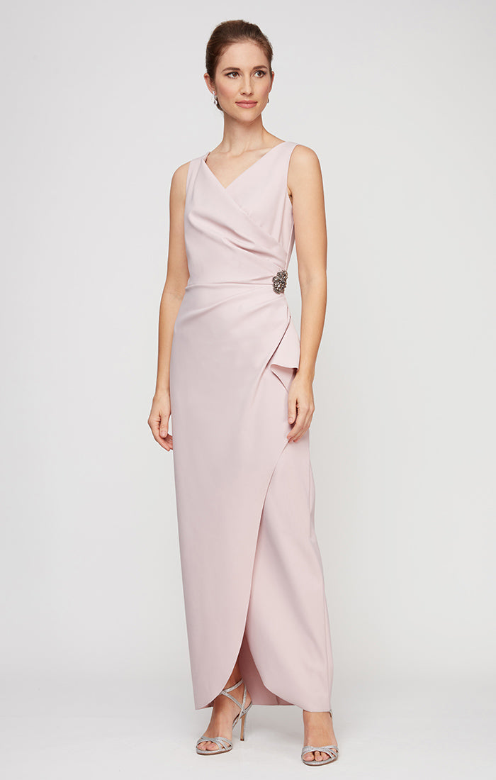 Petite Ava Sleeveless Contour Gown