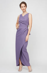 Petite Ava Sleeveless Contour Gown