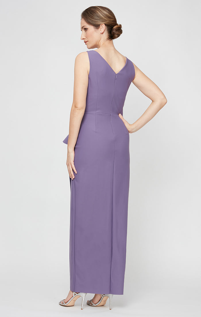 Petite Ava Sleeveless Contour Gown