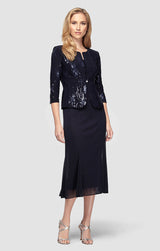 Annabelle Godet Detail Firework Sequin Dress