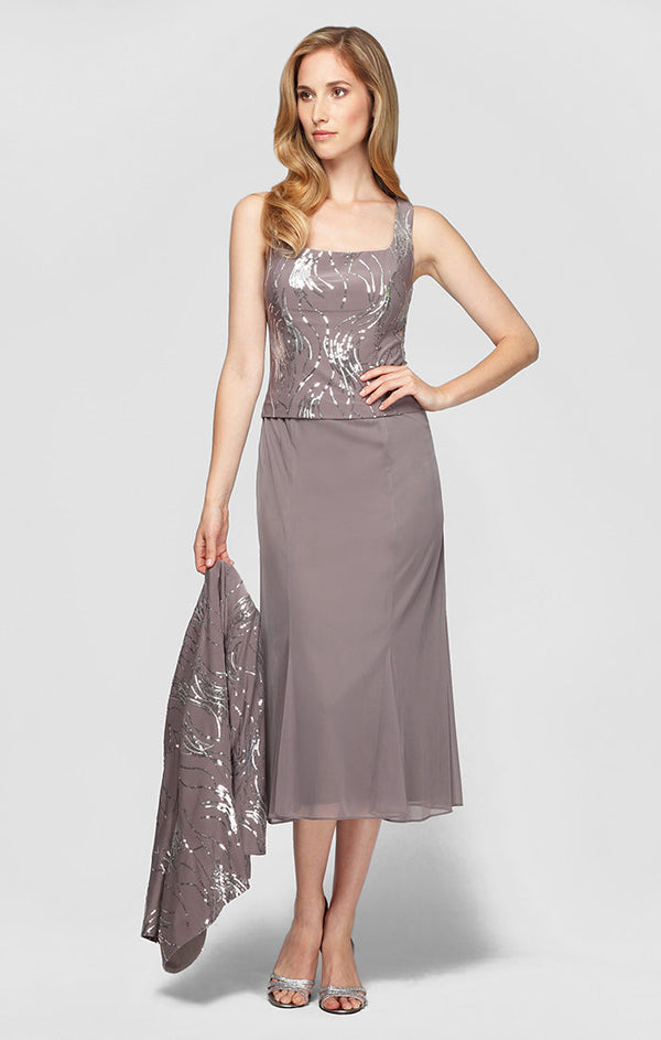 Annabelle Godet Detail Firework Sequin Dress