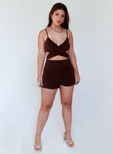 Hawthorne Romper Brown