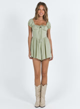 Alessandara Romper Green