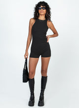 Nelda Romper Black