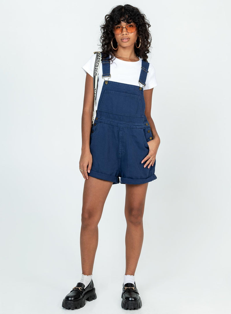 Kacey Short Overalls Navy