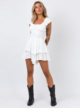 The Love Galore Romper White