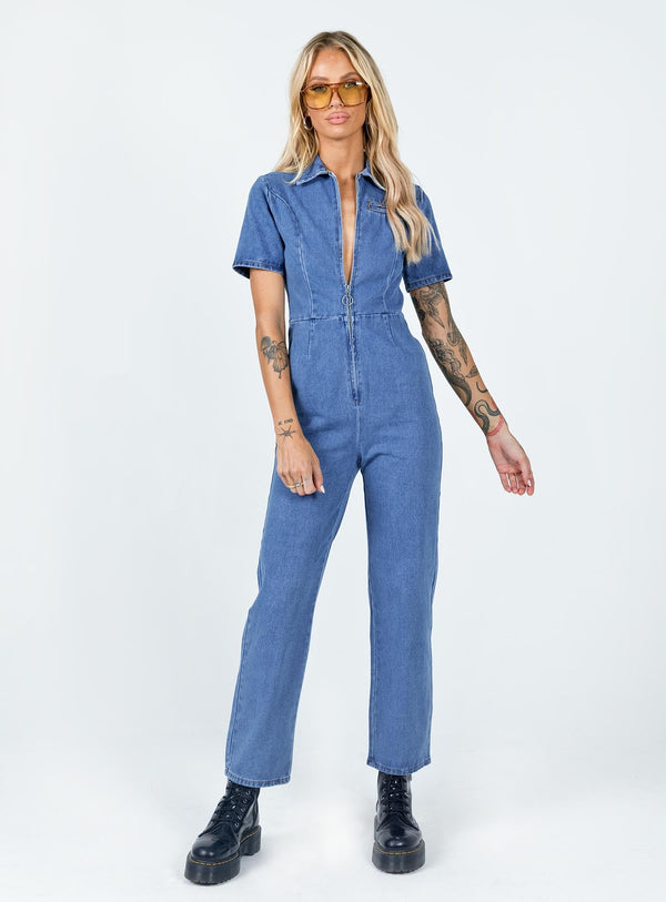 Bex Boiler Suit Blue