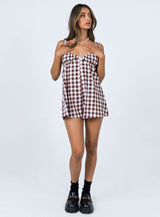 Harlie Romper Brown
