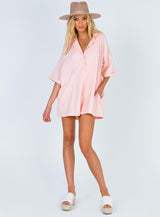 Sinclair Romper Pink